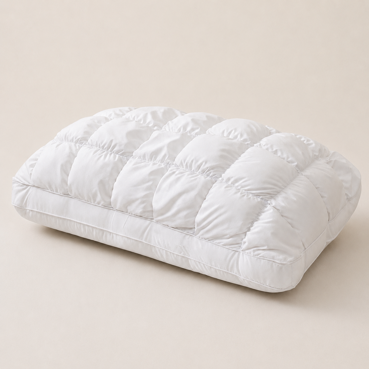 Pineapple Bread Grid Pillow | Dual Layer Fluffy Cooling Bed Pillow, Machine Washable Support Pillow for Side & Back Sleepers - 11